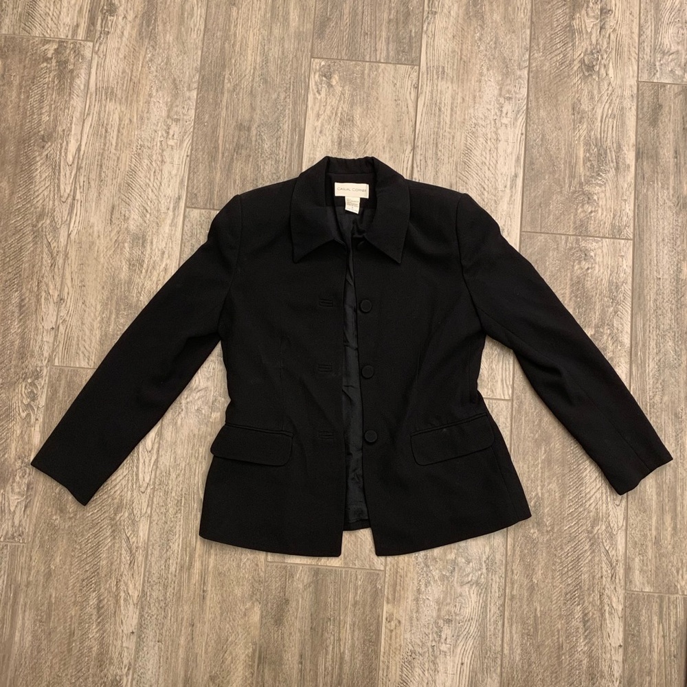Casual Corner Black Blazer Size 6